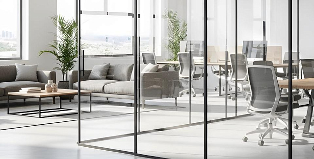 Cтеклянные перегородки